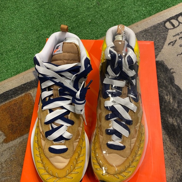 Nike Vaporwaffle Sacai Jean Paul Gaultier Sesame Blue size 11 men’s shoe new - Picture 2 of 6